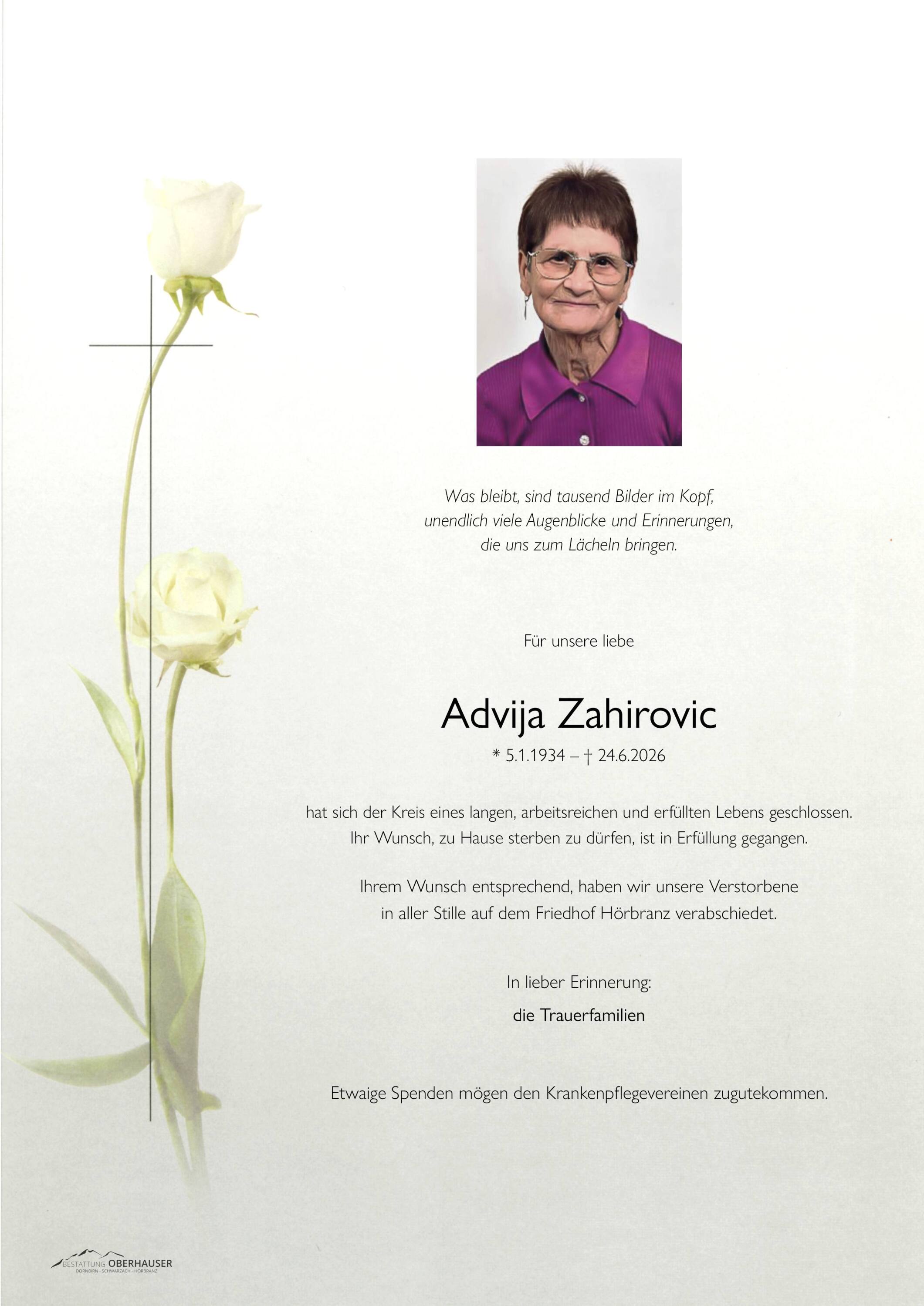 Advija Zahirovic